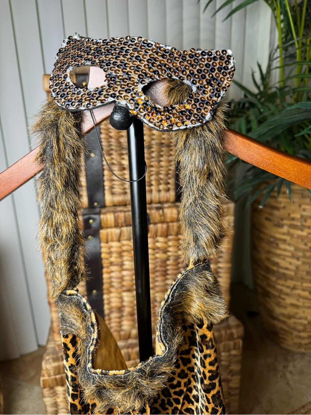Leopard Print Costume Dress with Ears and Tail - Picture 3 of 8